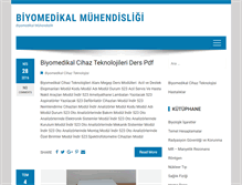 Tablet Screenshot of biyomedikalmuhendislik.com